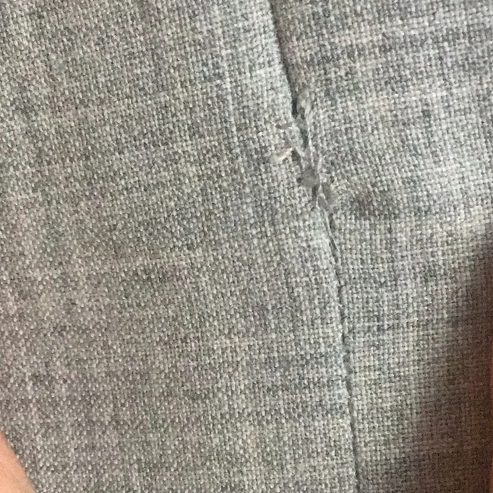 Vintage pencil back slits skirt heather grey 2 Victorias secret